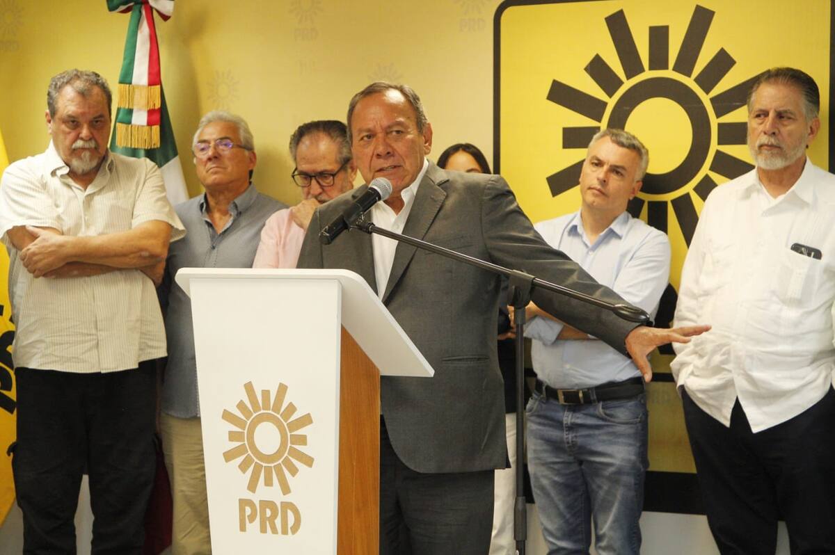 Dirigente del PRD, Jesús Zambrano. Foto: @Jesus_ZambranoG en X