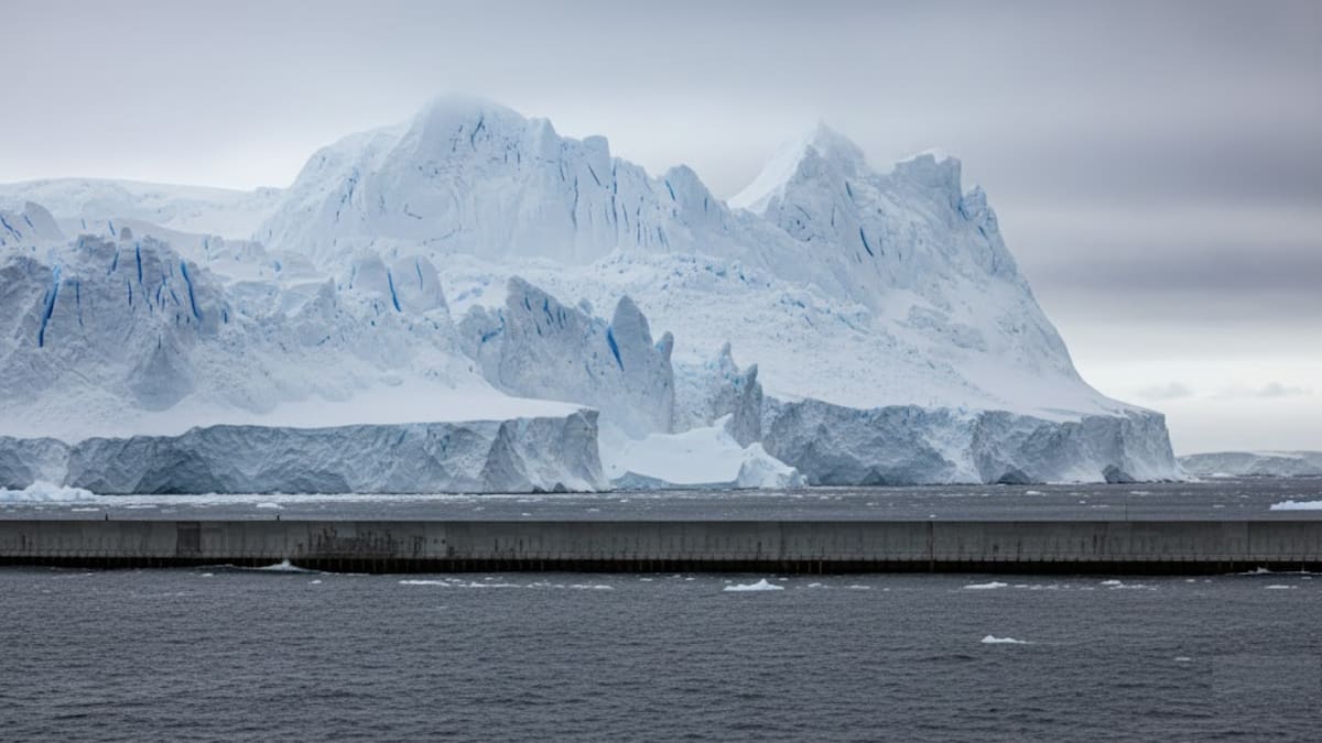 Científicos proponen construir un muro submarino de 80 km frente al glaciar del Juicio Final para frenar su derretimiento y reducir el aumento del nivel del mar