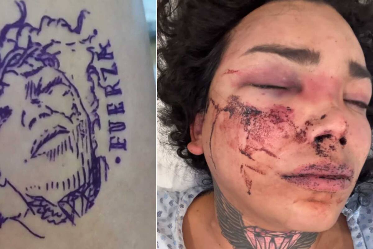 TikTok: Rostro 'desfigurado' de Paola Suárez inmortalizado en la piel de un fan causa polémica en redes