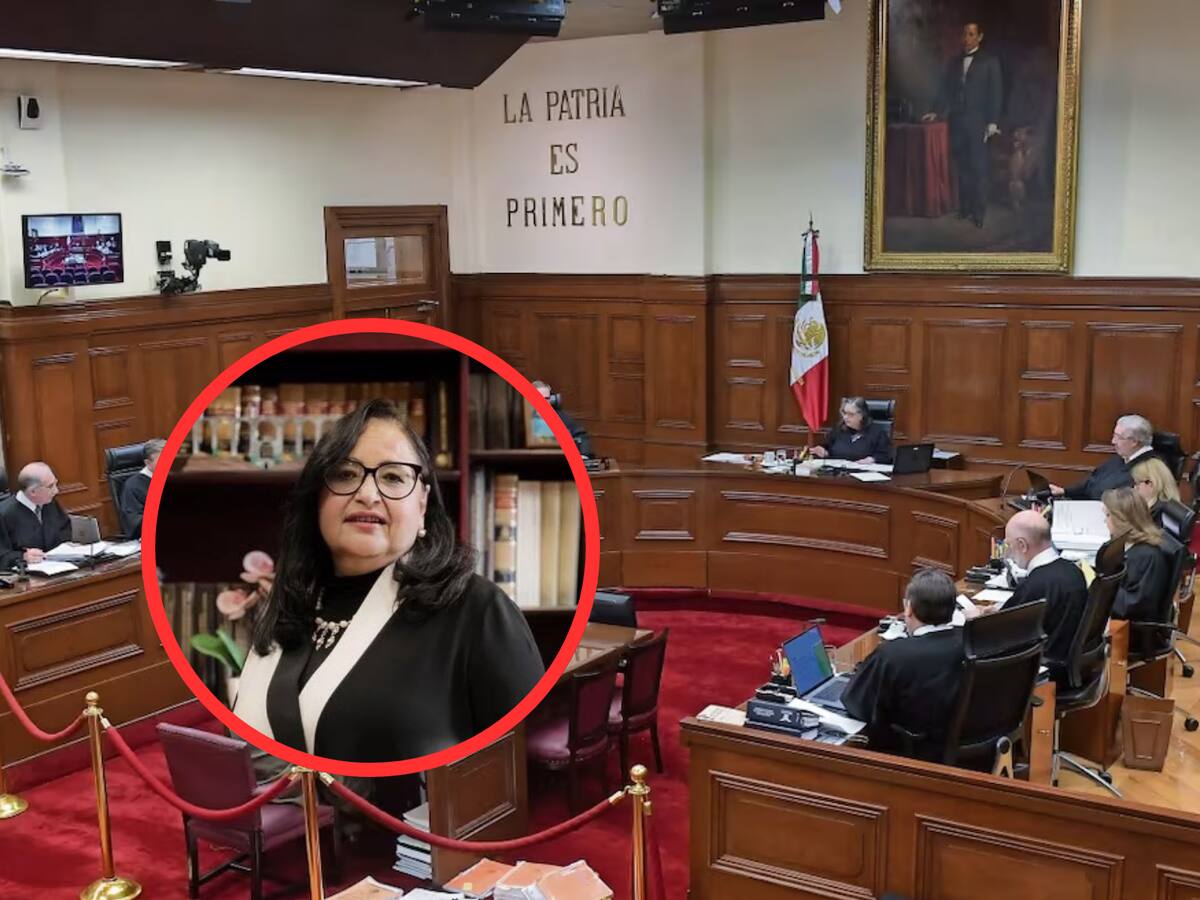 Ministros de la Corte actual celebrarán la última sesión este martes. | Crédito: El Universal/X @NormaPinaH