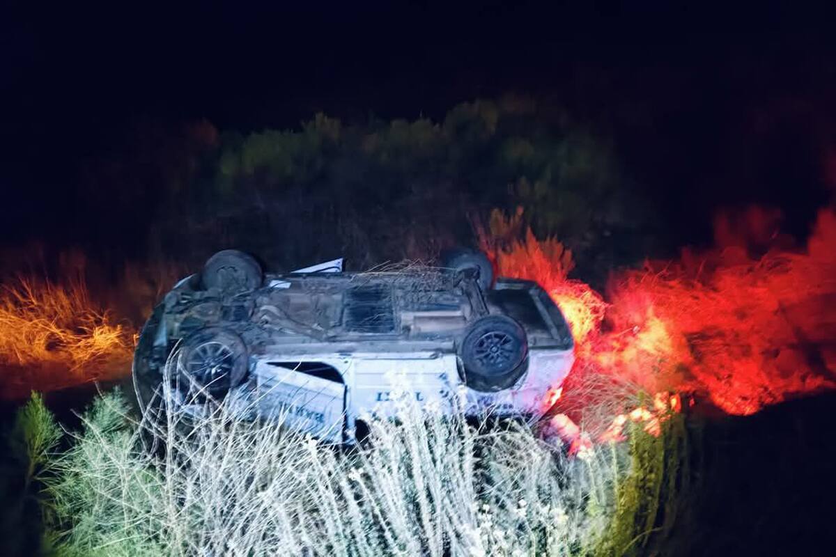 Volcadura en San Vicente deja siete lesionados