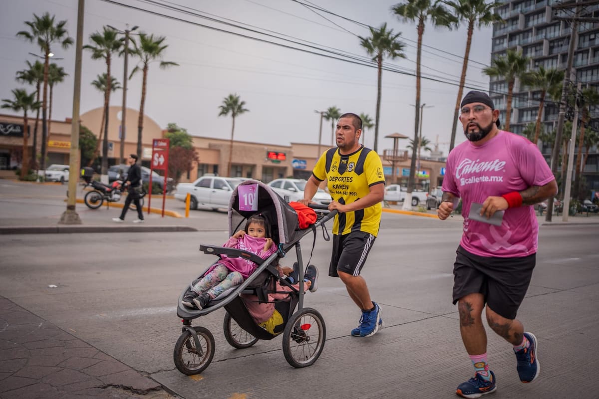 Niños, jóvenes, personas con discapacidad y adultos mayores, recorrieron en poco menos de 50 minutos los 5 kilómetros que conforman esta justa. Foto: Cortesía