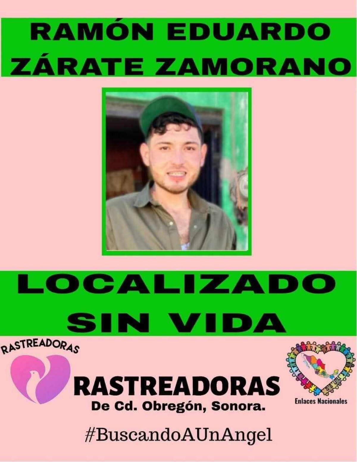 Localizan sin vida a músico reportado como desaparecido en Cajeme. | Cortesía