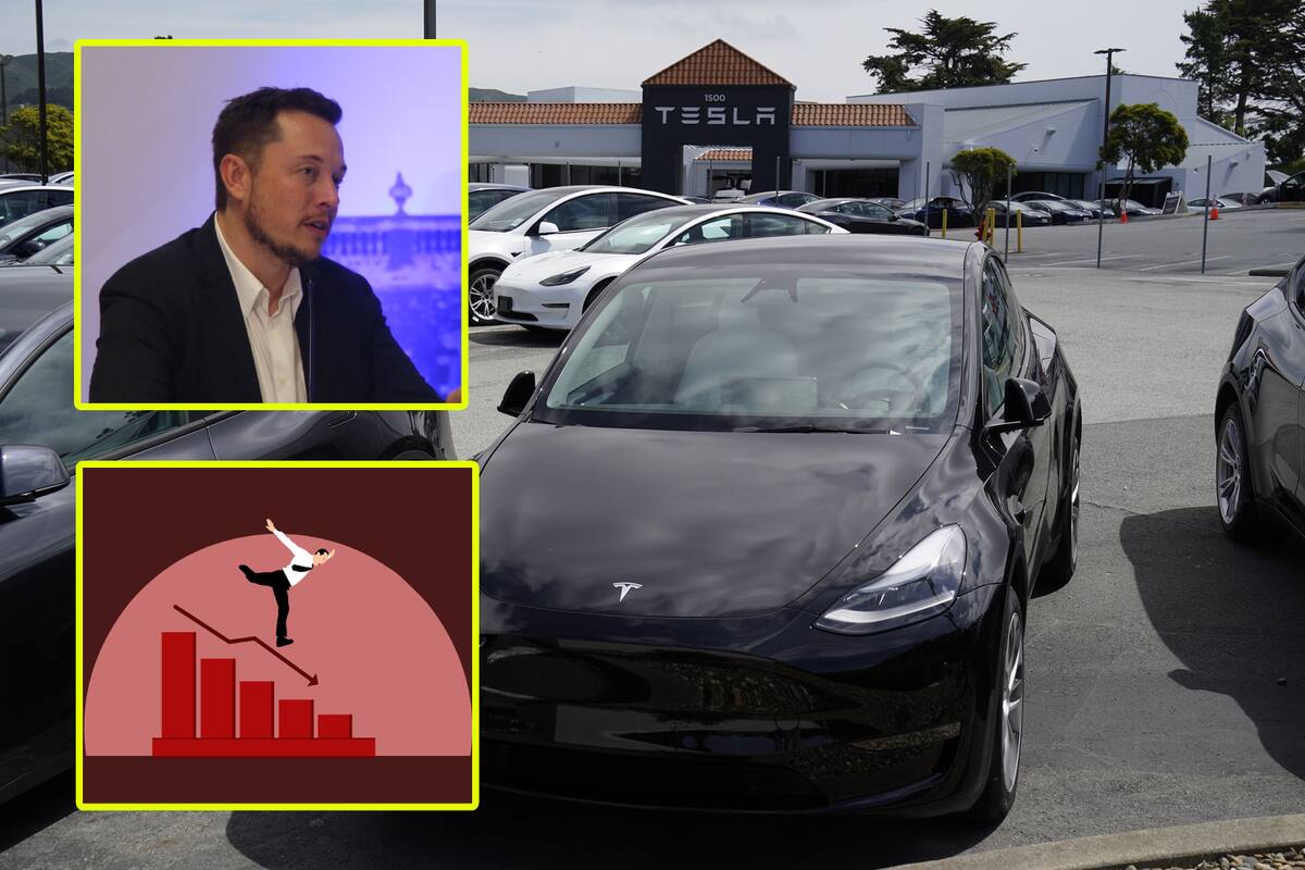 Elon Musk: Acciones de Tesla se desploman un 10 % este 4 de abril por aranceles de Trump