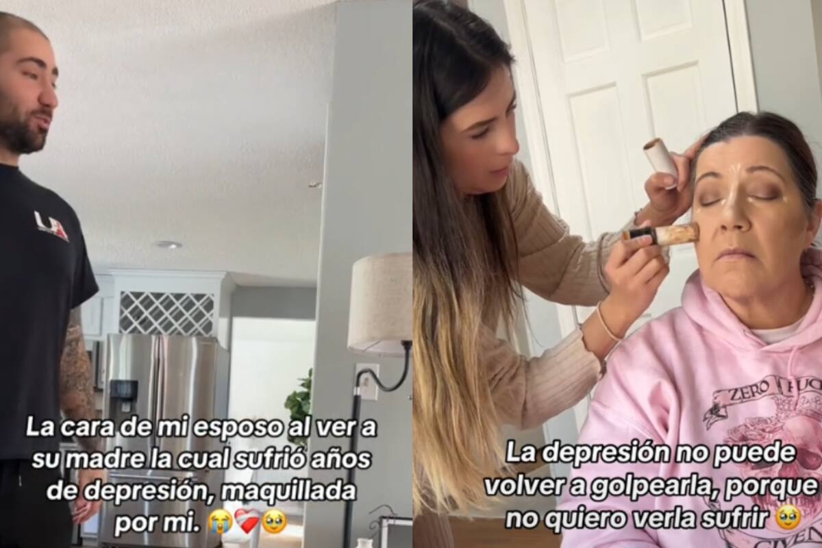 “Su hijo no lo podía creer”: Joven maquilla a su suegra después de años de estar sumida en depresión