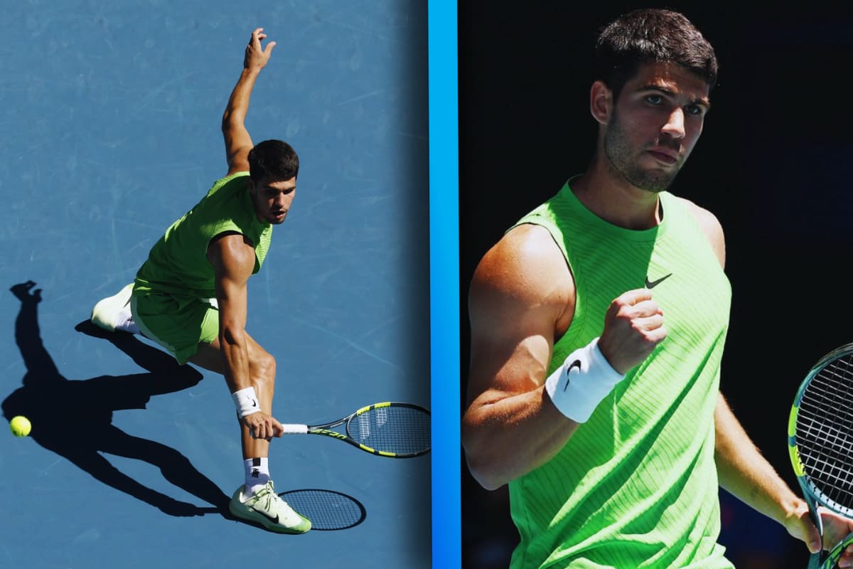 Carlos Alcaraz llega a 100 partidos en Gran Slam e iguala récord histórico