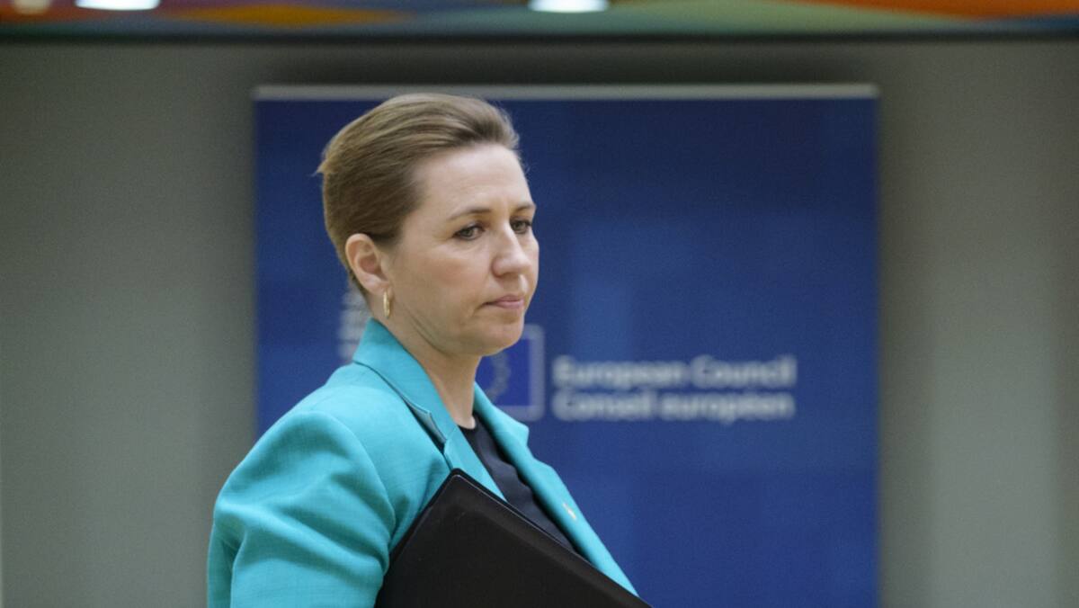 La primera ministra danesa, Mette Frederiksen.