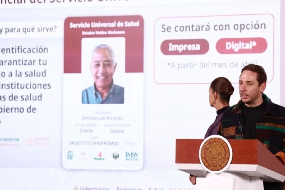 El registro para la Credencial Universal de Salud inicia el 13 de abril para mayores de 85 años y funcionará como identificación oficial para acceder a historiales clínicos digitales y atención unificada en el IMSS, Issste e IMSS-Bienestar