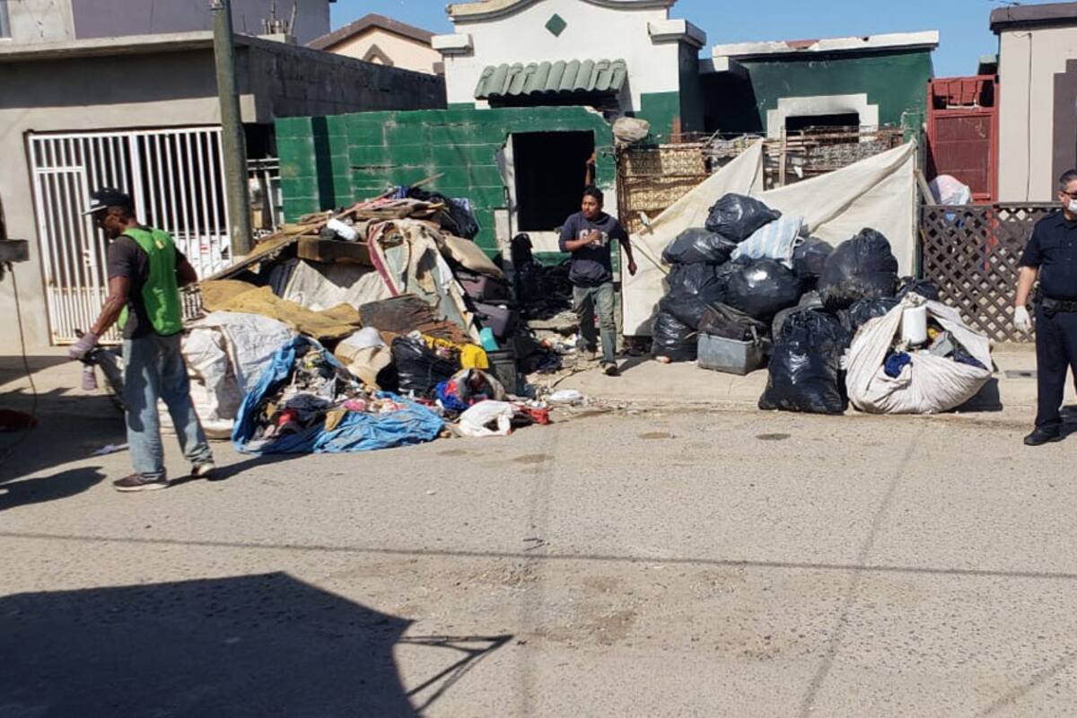 Denuncian acumulamiento de basura en picadero en Ensenada