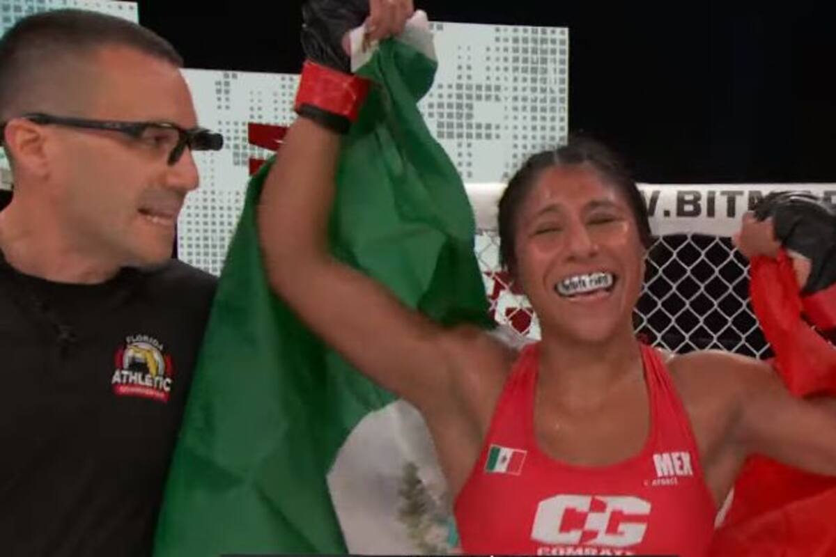 Kenia Enríquez triunfa en su debut en MMA