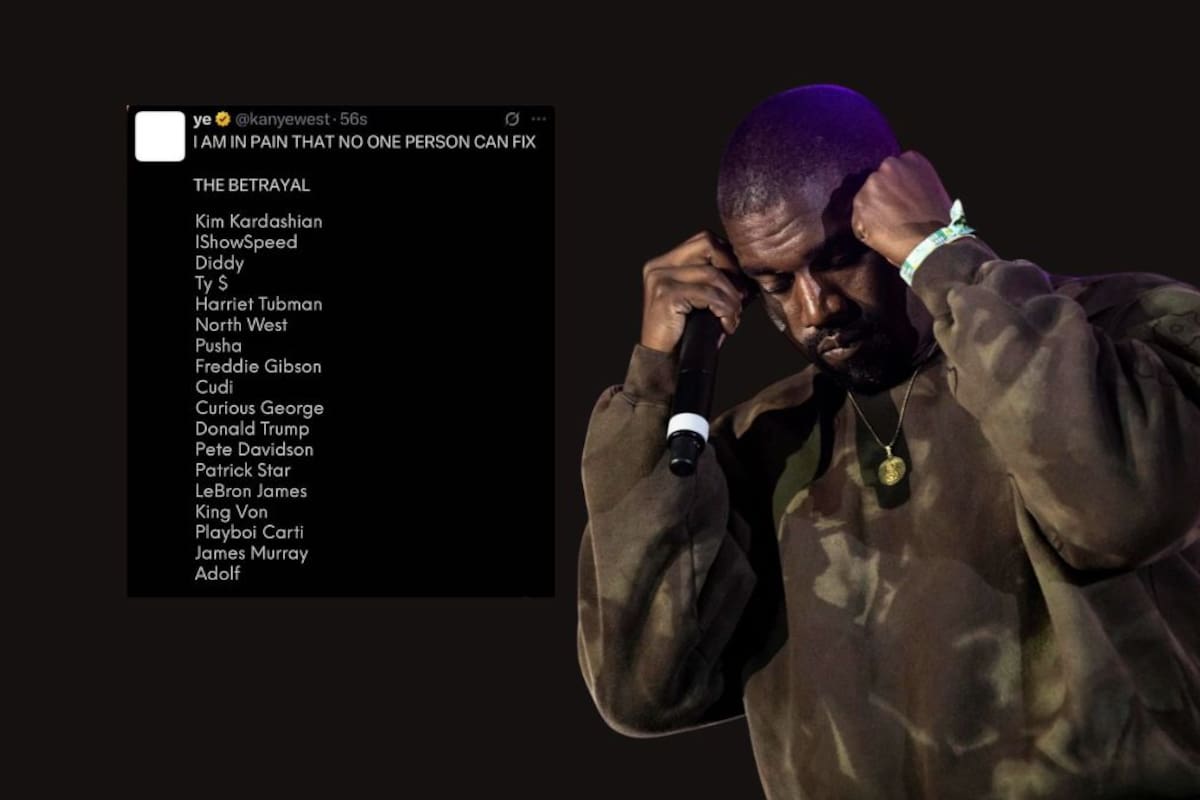 Kanye West expone nombres de familia y colegas que según él lo han traicionado; su hija está en la lista