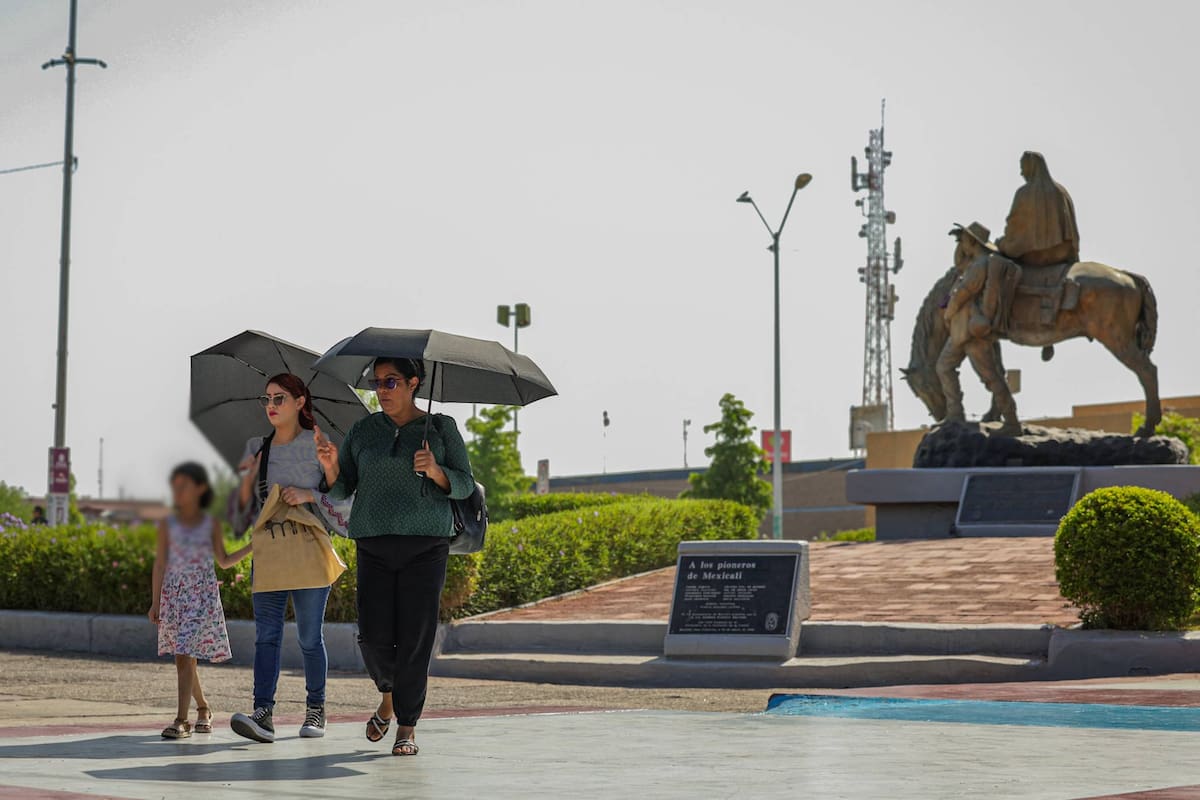 Clima Mexicali: Día soleado con máxima de 37 grados