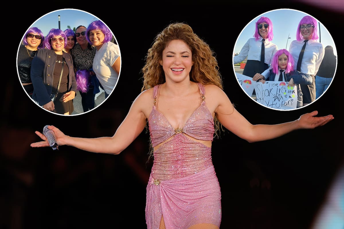 La marea de pelucas que acompaña a Shakira en cada show