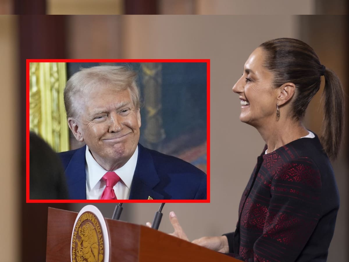 Claudia Sheinbaum agradece a Trump su respeto a México. | Crédito: Presidencia/AP