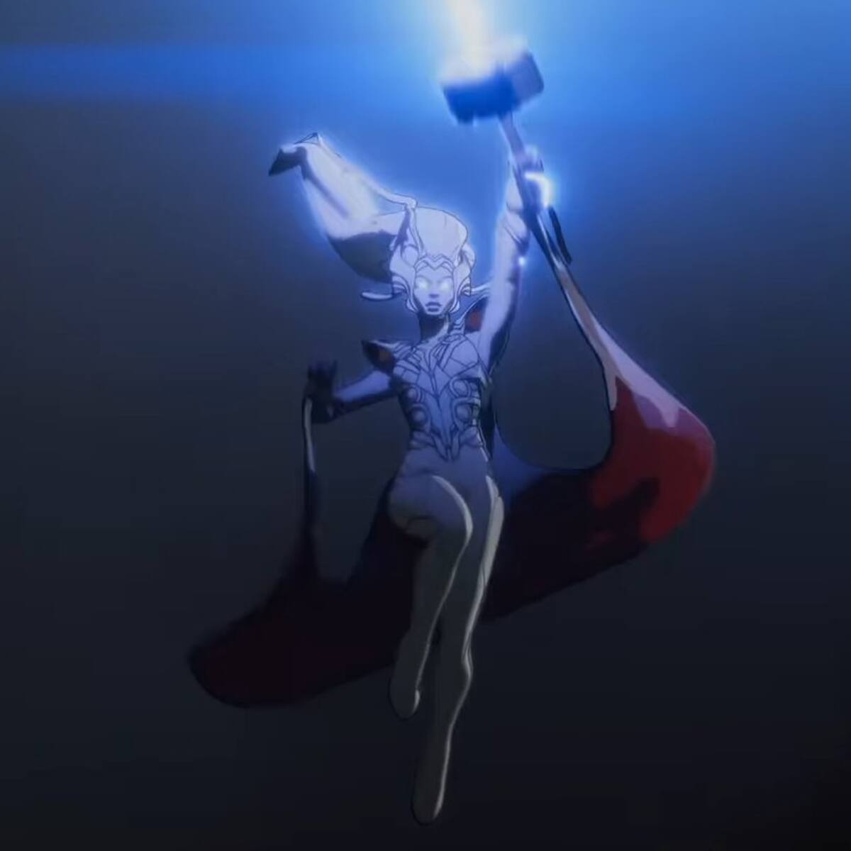 Tormenta como la diosa del trueno / Cuenta de X: @marvel_updat3s