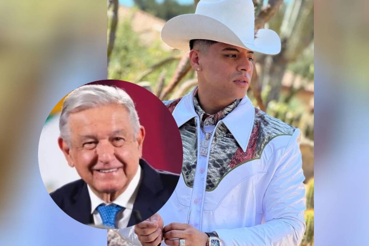 Así respondió Eduin Caz de Grupo Firme a AMLO tras sus dichos