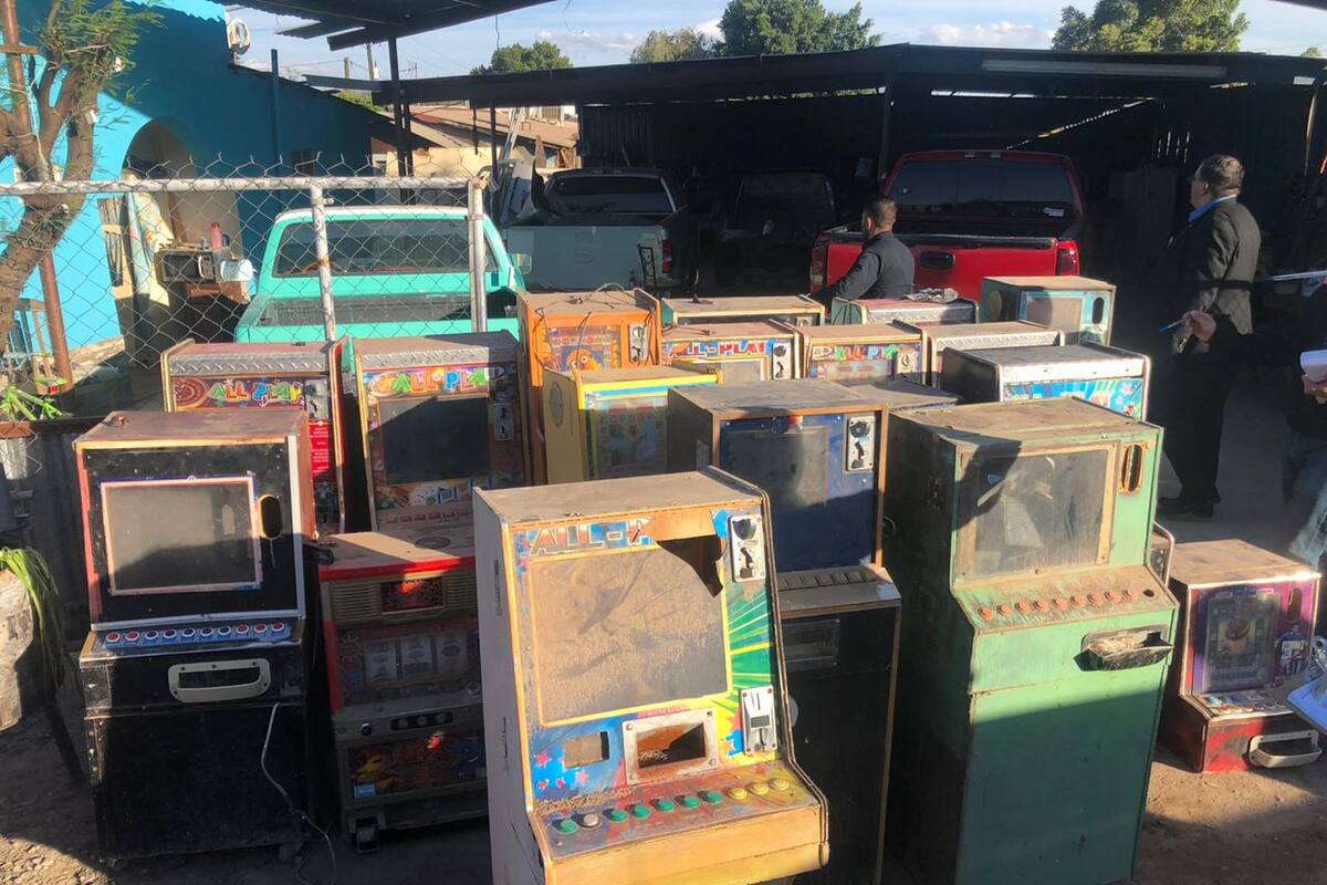 Revientan más almacenes de “maquinitas” tragamonedas en el valle de Mexicali