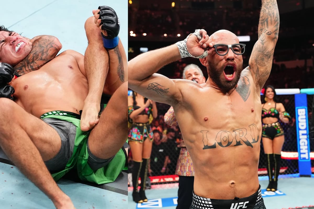Jean Silva sobrevivió a una caída y sometió con una mano a José Miguel Delgado en Noche UFC