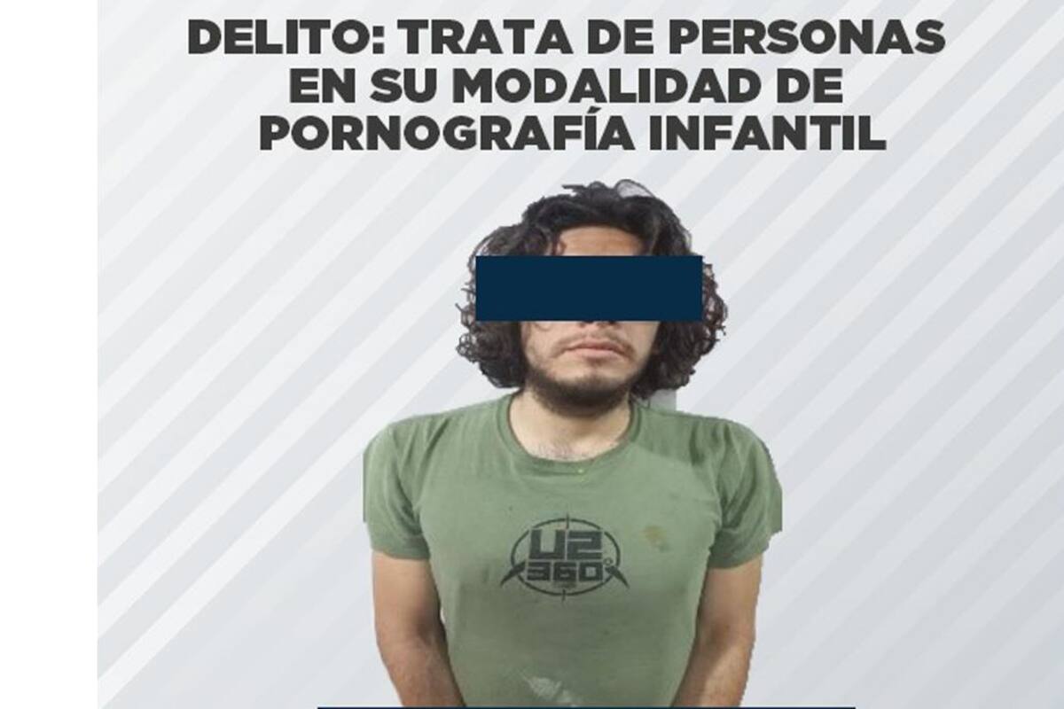 A prisión sujeto por trata de personas en modalidad de pornografía infantil