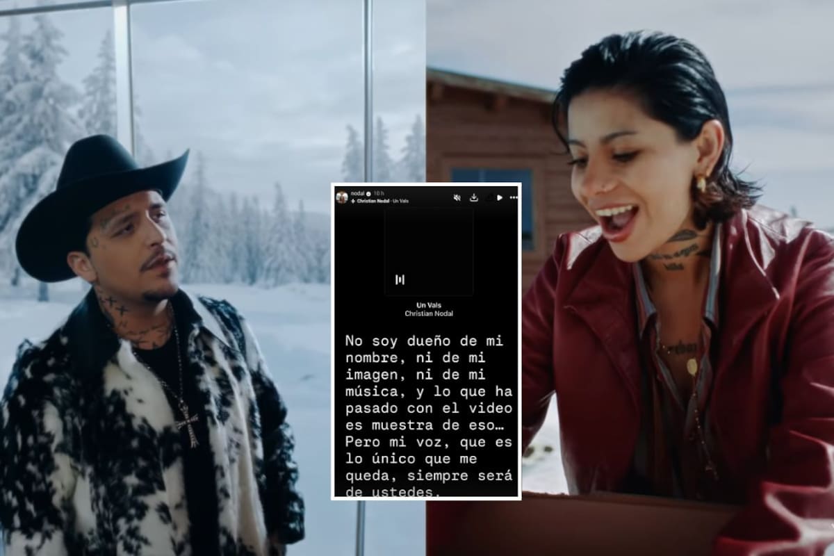 Tras el lanzamiento de “Un vals”, Christian Nodal responde a la polémica y aclara que no controla el uso de su imagen ni el videoclip