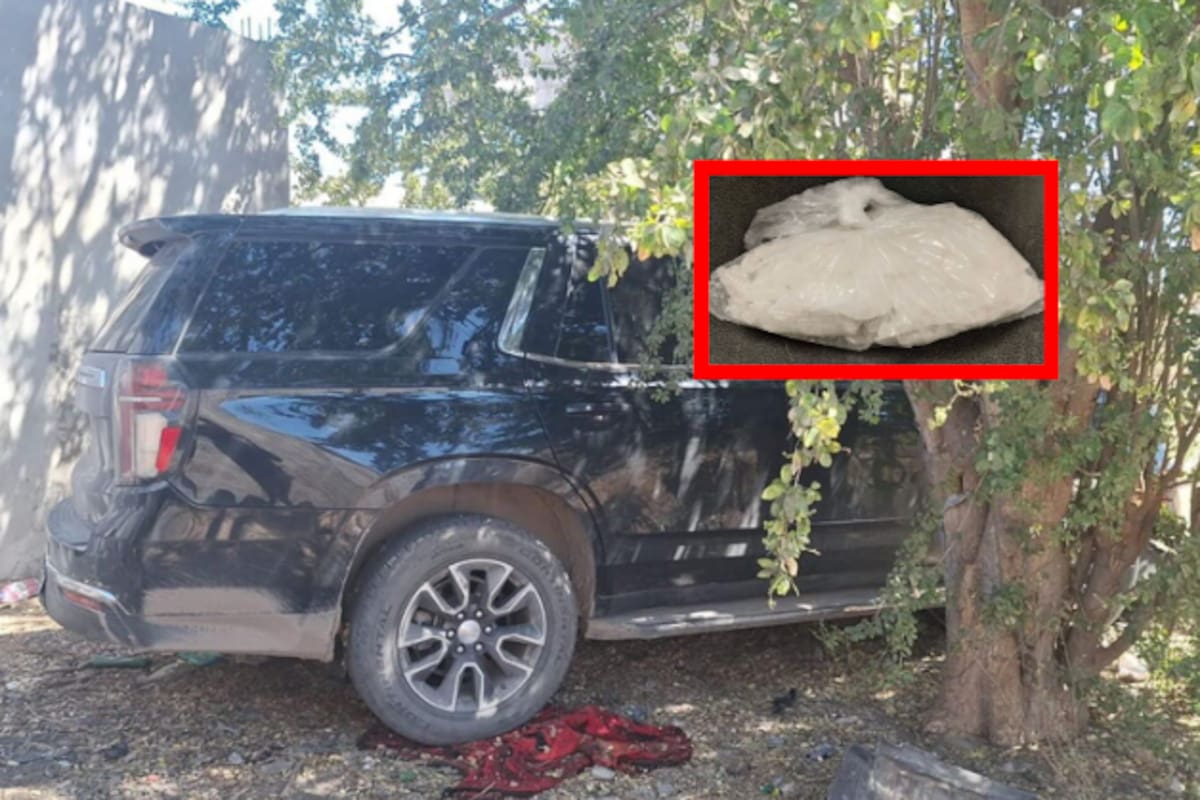 Aseguran vehículo robado y presuntas drogas en Villa Juárez, Navolato