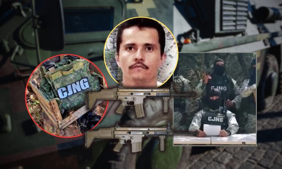 Operativo contra “El Mencho” revela que el CJNG portaba fusil diseñado para operaciones especiales de EEUU y rifle Barret capaz de derribar aeronaves; dos sicarios ya fueron procesados por armas de uso exclusivo del Ejército. Foto: Especial