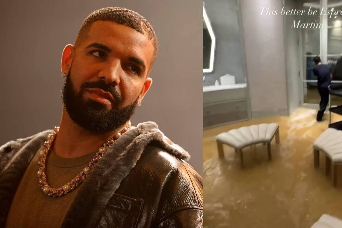 Mansión de Drake se inunda por lluvias intensas en Toronto