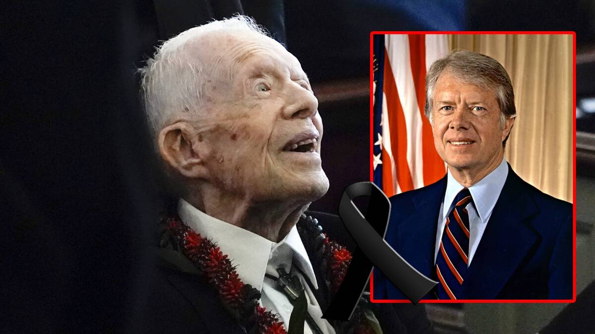 Jimmy Carter, ex presidente de EE. UU., muere a los 100 años en su hogar en Georgia. FOTO: EFE