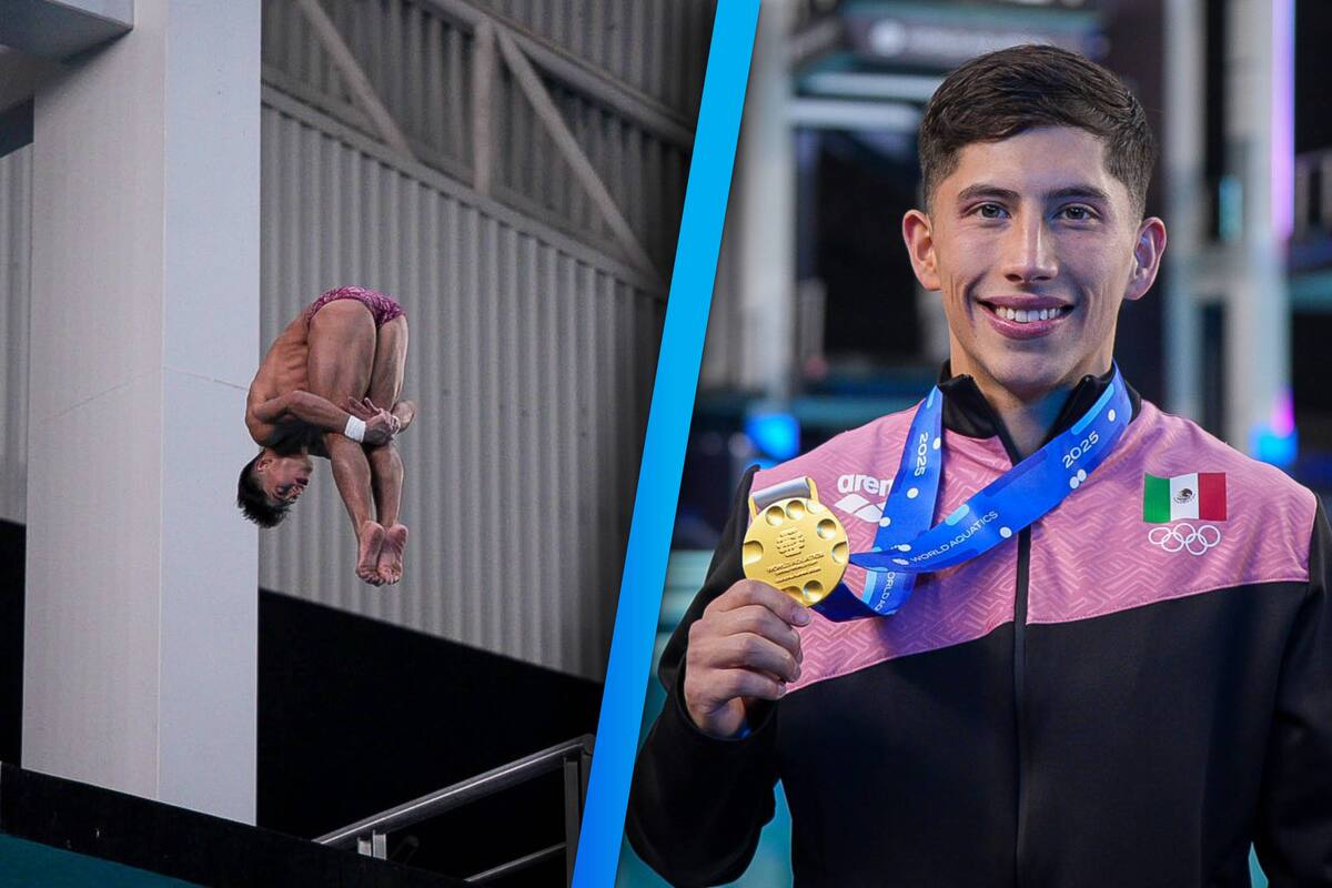 Mexicano ejecutó “el clavado imposible” para vencer a los chinos en la Copa Mundial