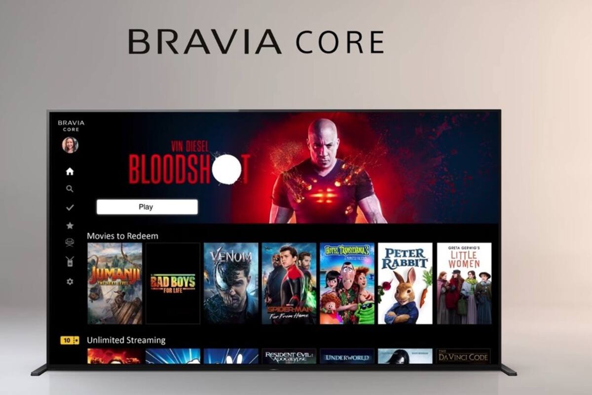 Presentó Sony 'Bravia Core'; servicio de streaming en TV