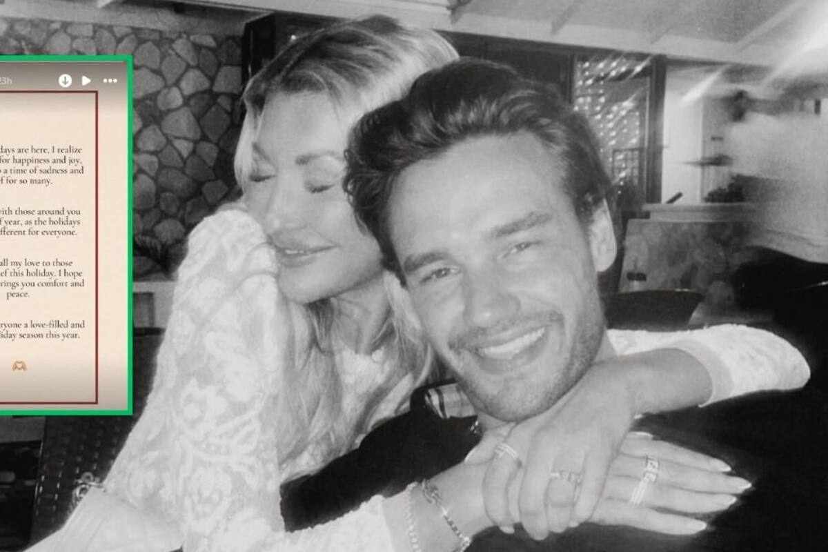 Exnovia de Liam Payne manda un mensaje de aliento a quienes pasan esta Navidad en duelo