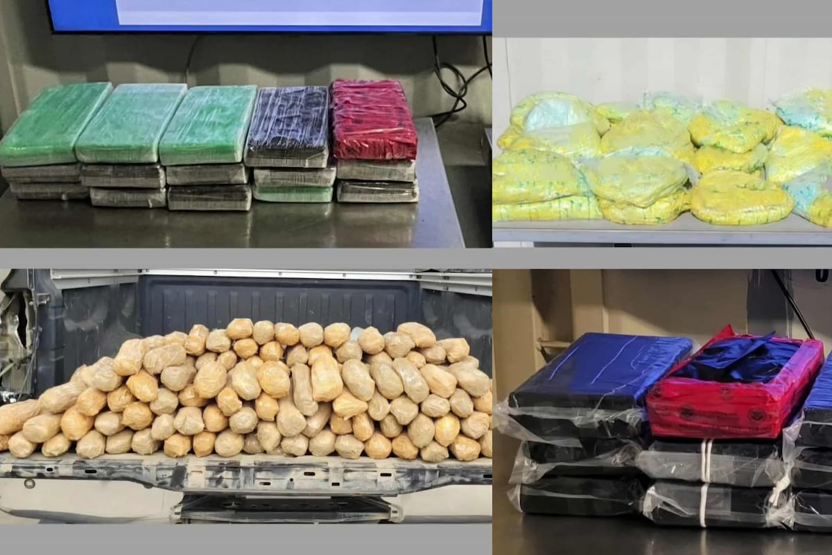 CBP intercepta 8 cargamentos de narcóticos en garitas de Nogales