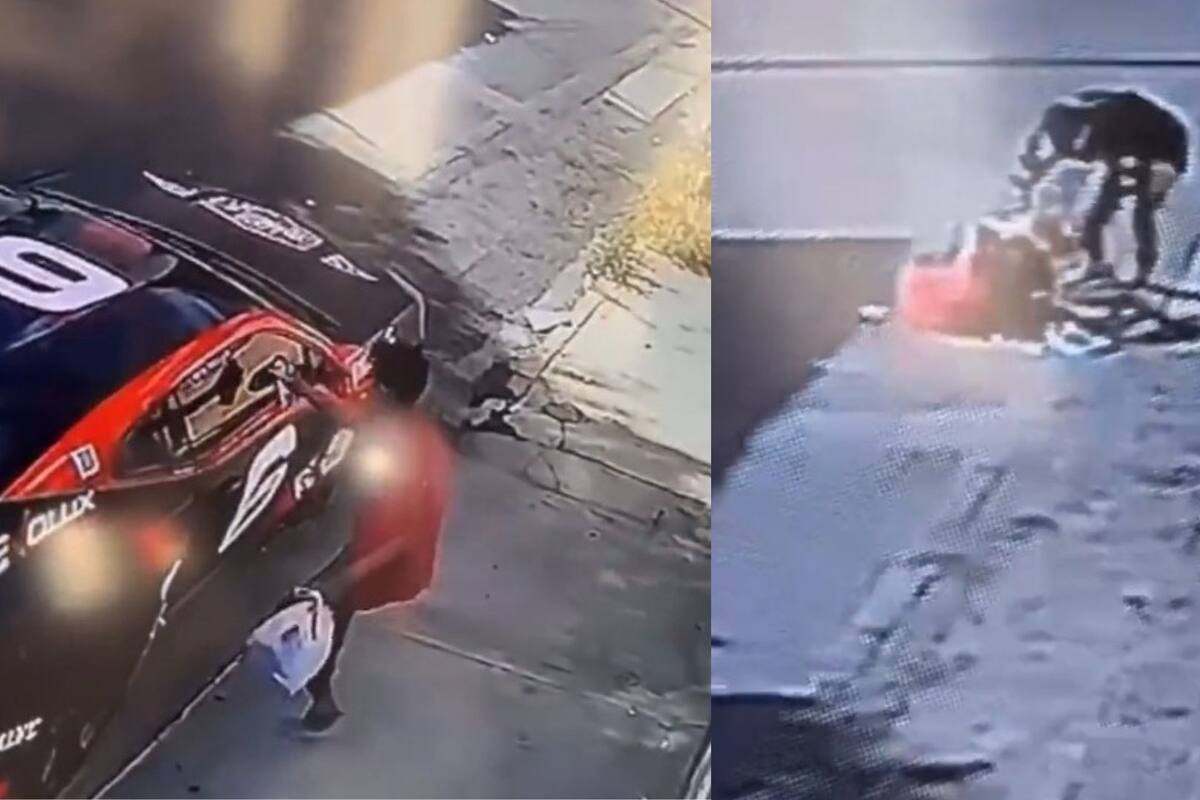 Video viral: Peleador de MMA golpea a grafitero que rayó su auto en el Centro de Monterrey