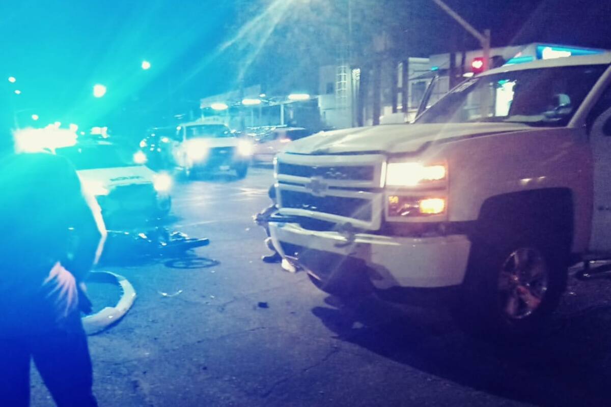 Motociclista es embestido y muere en hospital