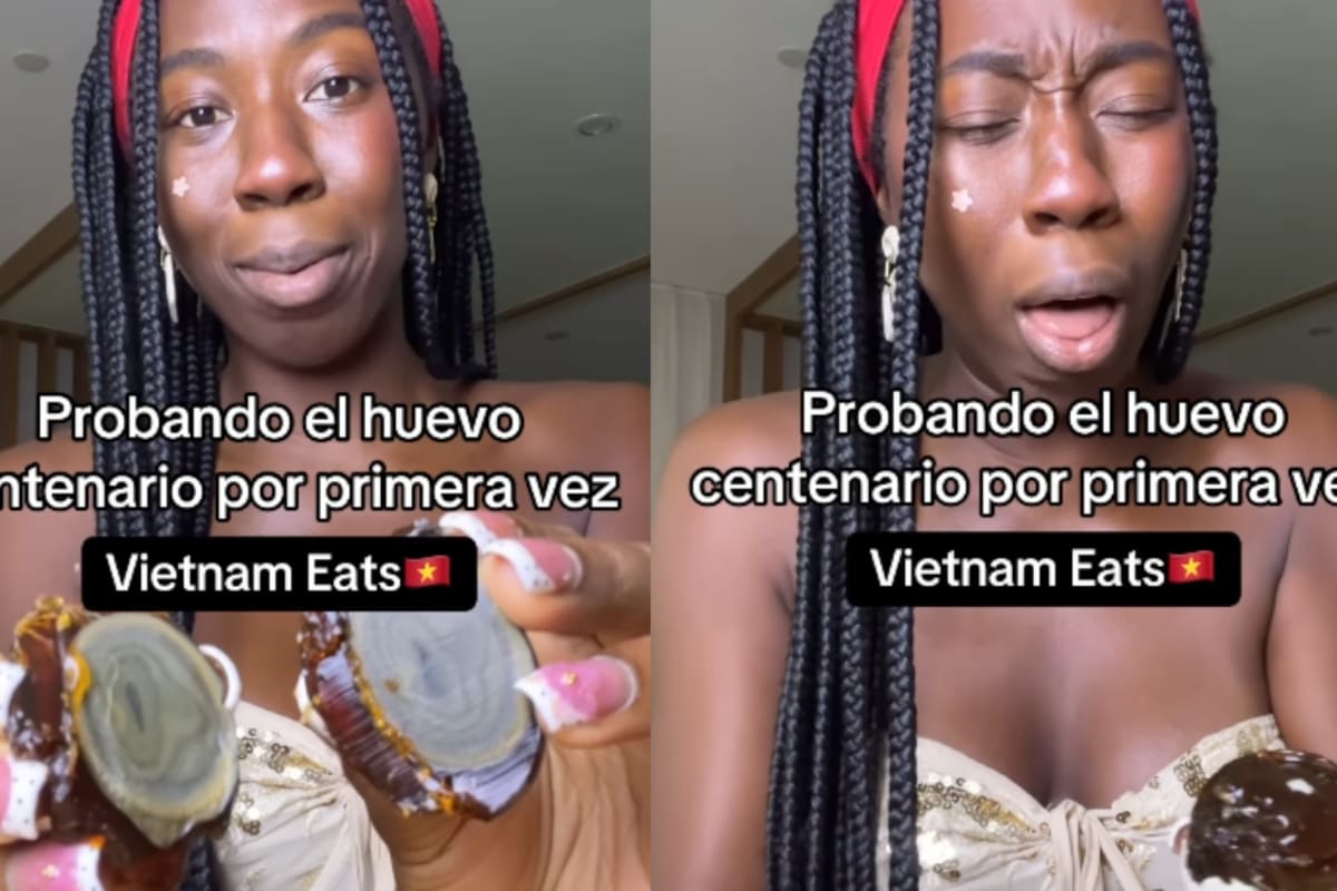 “No se ve nada apetitoso”: joven prueba el famoso huevo centenario en Vietnam y se vuelve viral