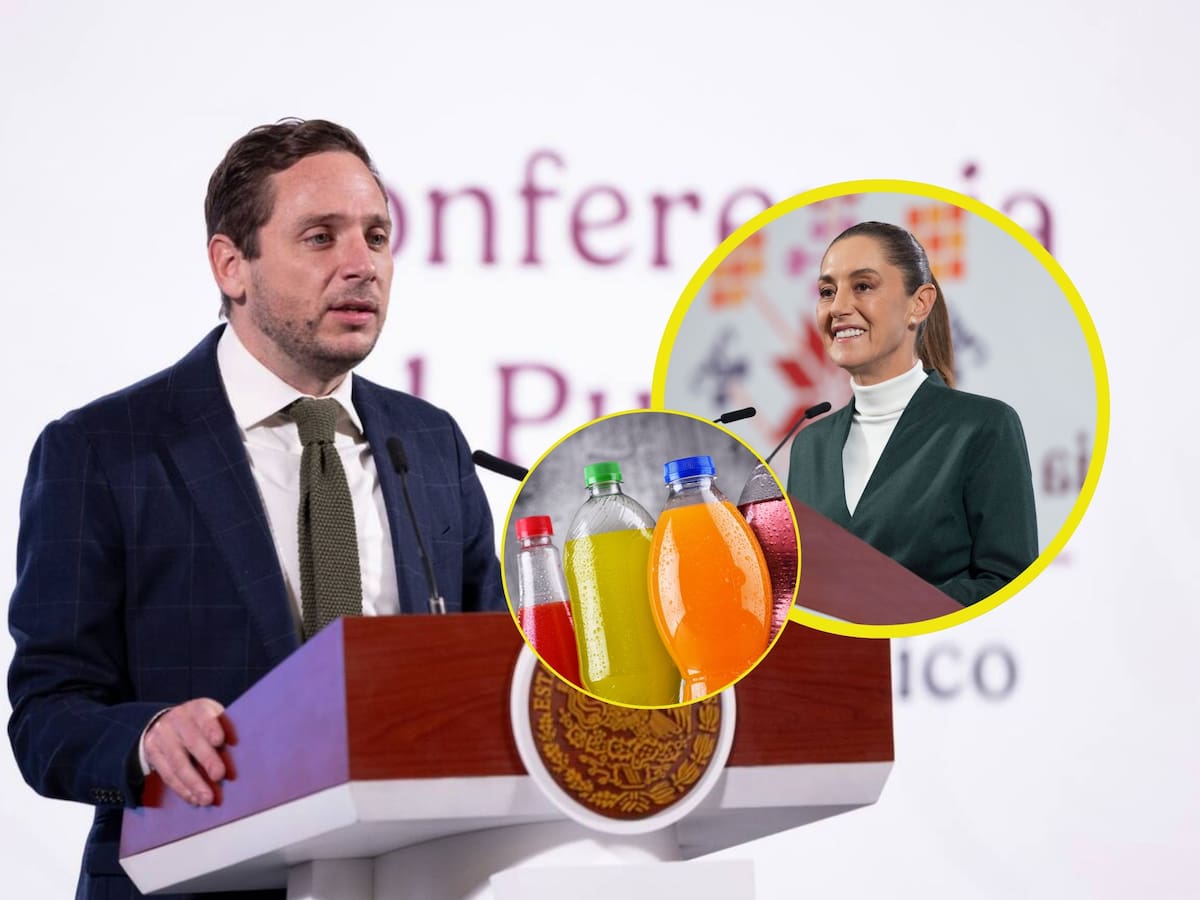 Gobierno podría implementar "mecanismos más fuertes" en contra de refrescos si empresas incumplen acuerdos: Salud | Crédito: Presidencia/Canva