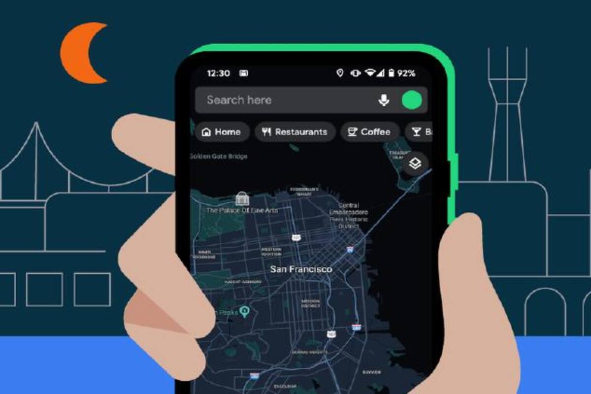 Añadió Google 'modo oscuro' en Maps