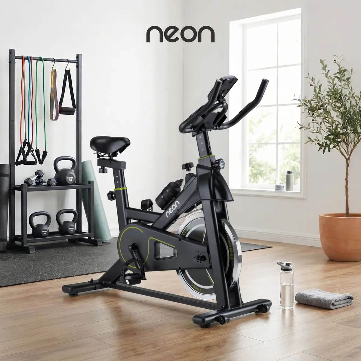 La bicicleta estática Spinning Pro NEON | Mercado Libre
