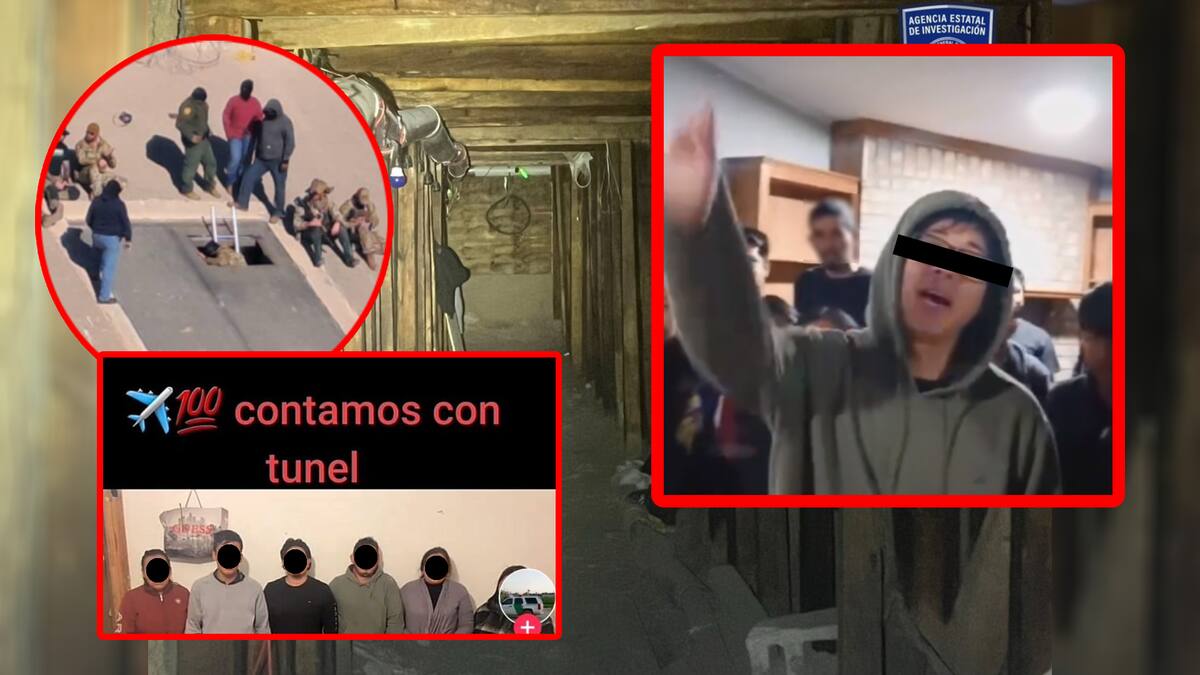 Videos en redes sociales revelan cómo traficantes promocionan túnel para cruzar a EU. Foto: Especial