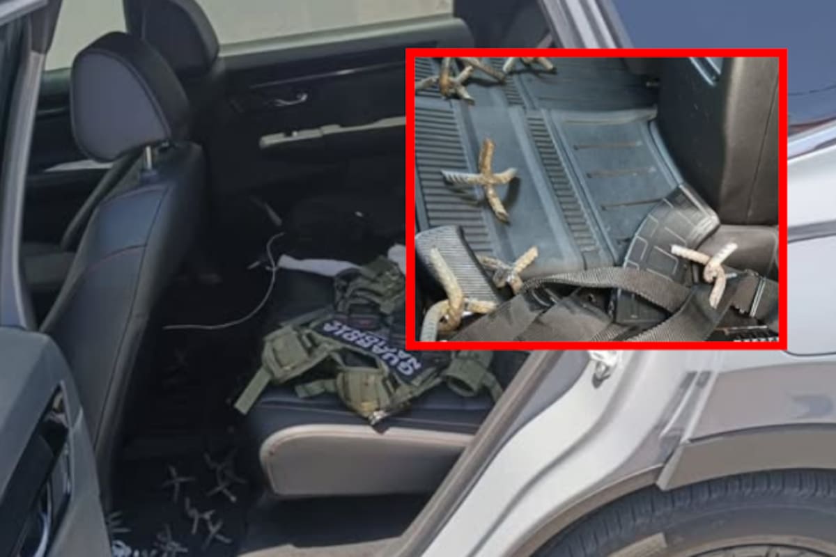 En Culiacán comandos arrojan “puyas” y huyen, pero abandonan rifle AK-47, chaleco y camioneta