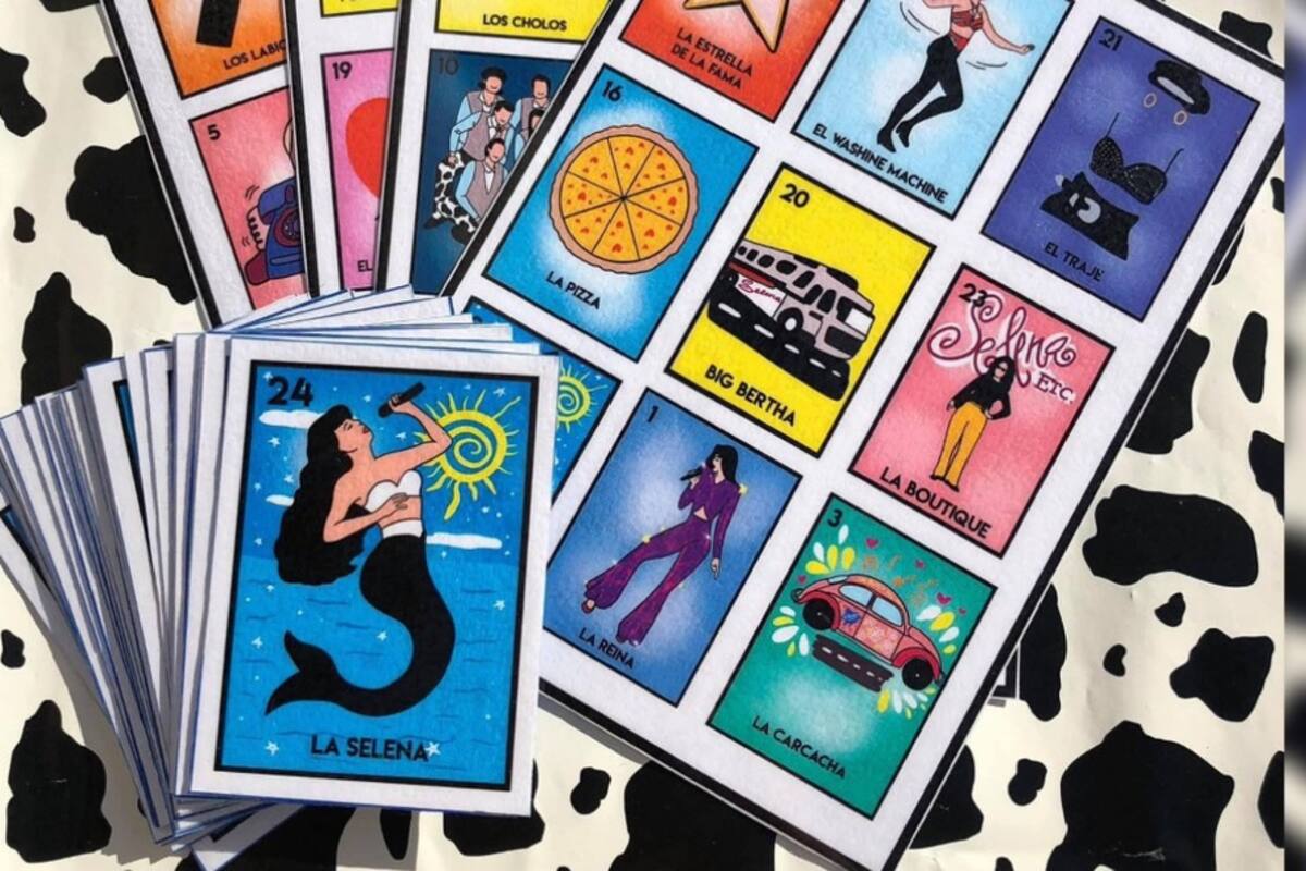 Inspirada en Selena, fan recrea el tradicional lotería