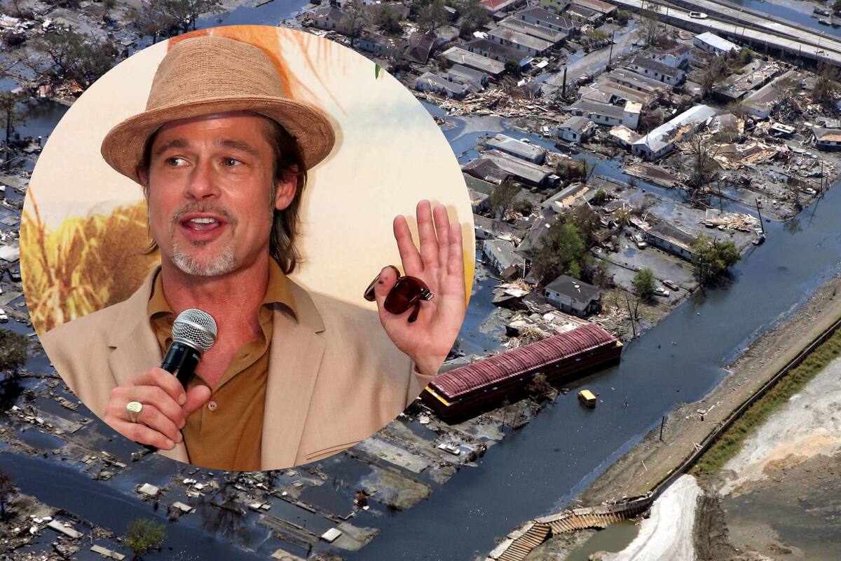Fundación aparentemente desaparecida de Brad Pitt llegó a un acuerdo de 20.5 mdd con sobrevivientes del huracán Katrina por su debacle de viviendas ecológicas