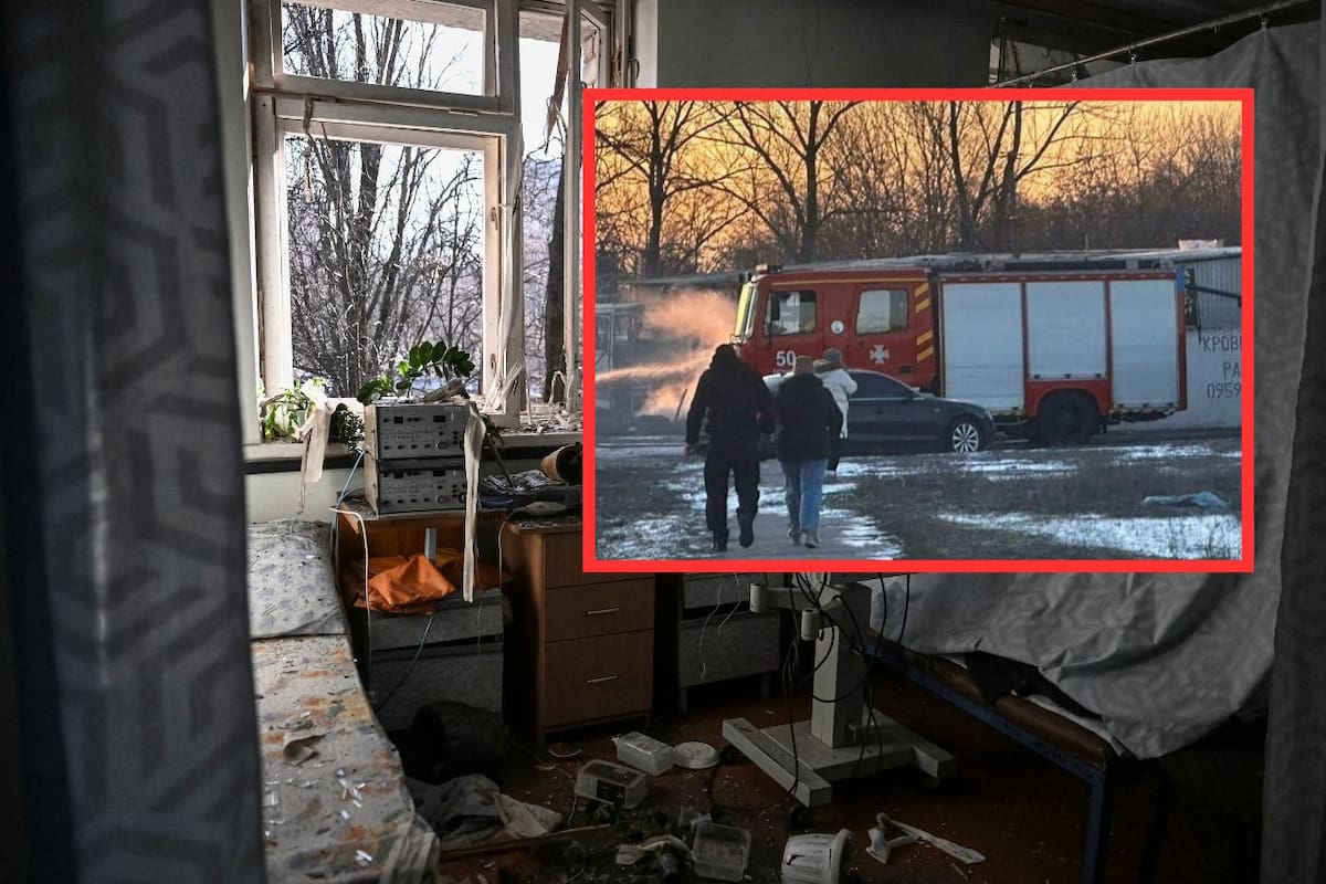 Un doble ataque con drones rusos deja 12 mineros fallecidos y un hospital materno dañado en el este de Ucrania