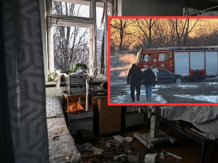 Un doble ataque con drones rusos deja 12 mineros fallecidos y un hospital materno dañado en el este de Ucrania