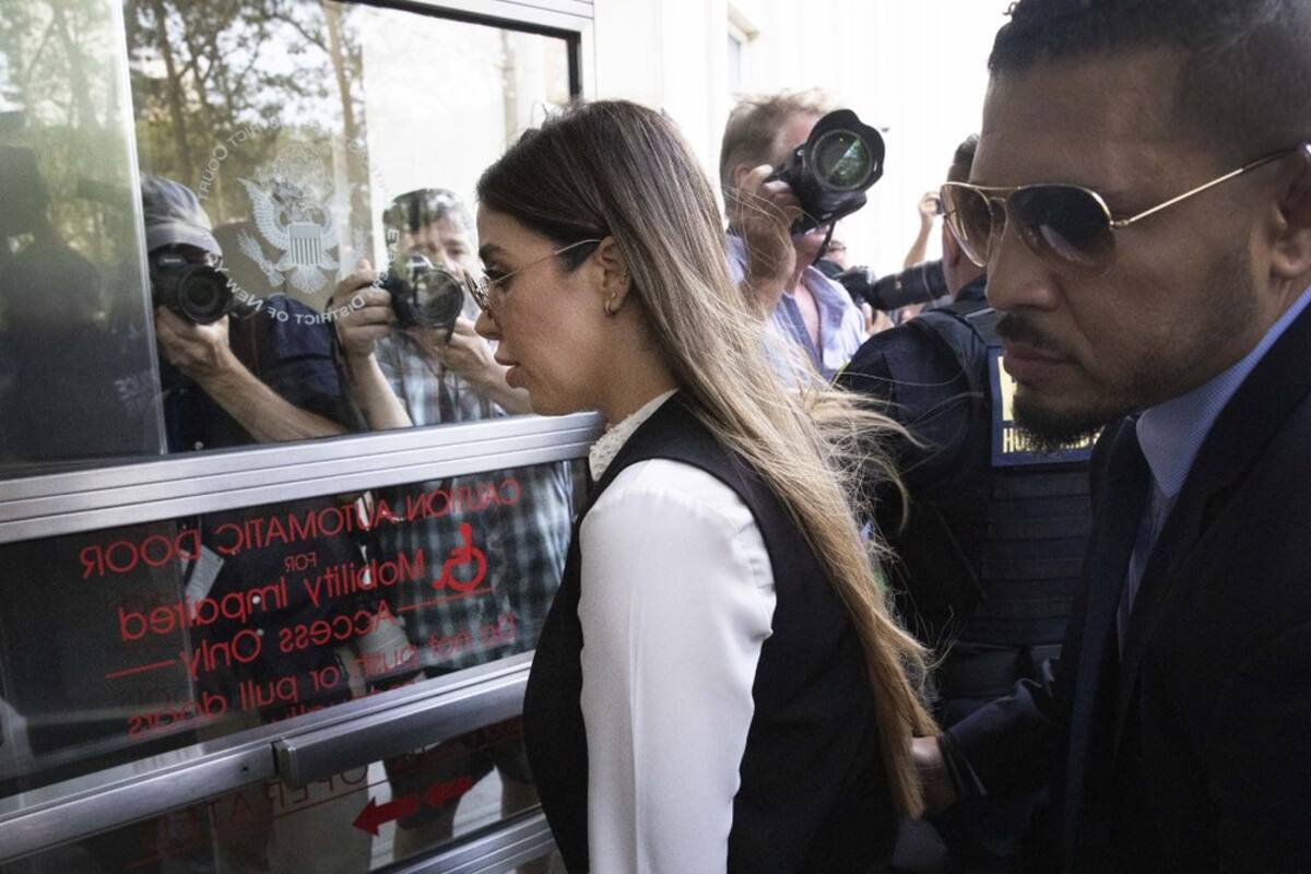 Así fue la llegada de Emma Coronel a la sentencia de “El Chapo”