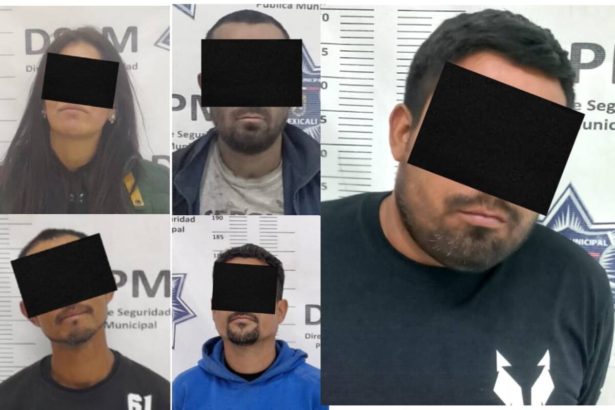 Captura a cinco prófugos de la justicia