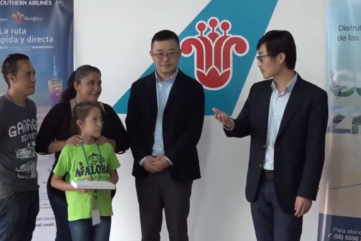Aerolínea china paga viaje de mexicana para concurso