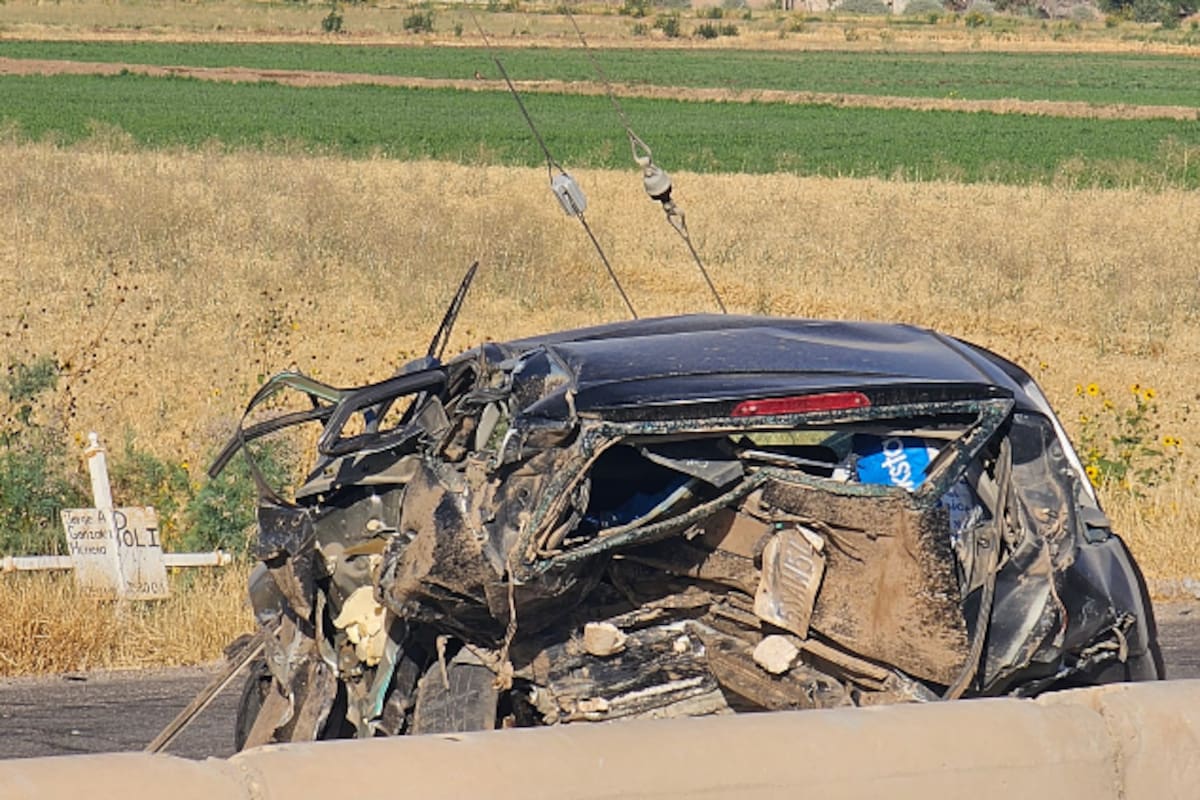 Dos personas pierden la vida en choque sobre la carretera San Luis-Mexicali