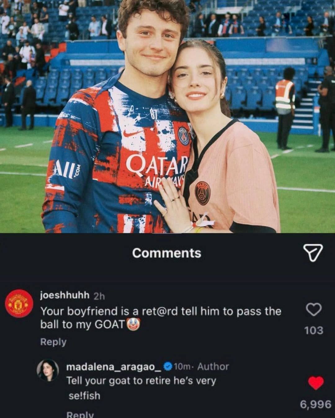Captura de pantalla del instagram @madalena_aragao_.
