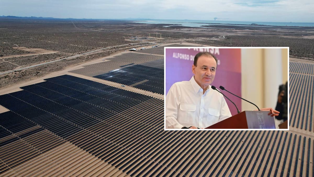 Planta Fotovoltaica más grande de Lationamérica en Puerto Peñasco, Sonora. Foto: Juan Enrique Maurian